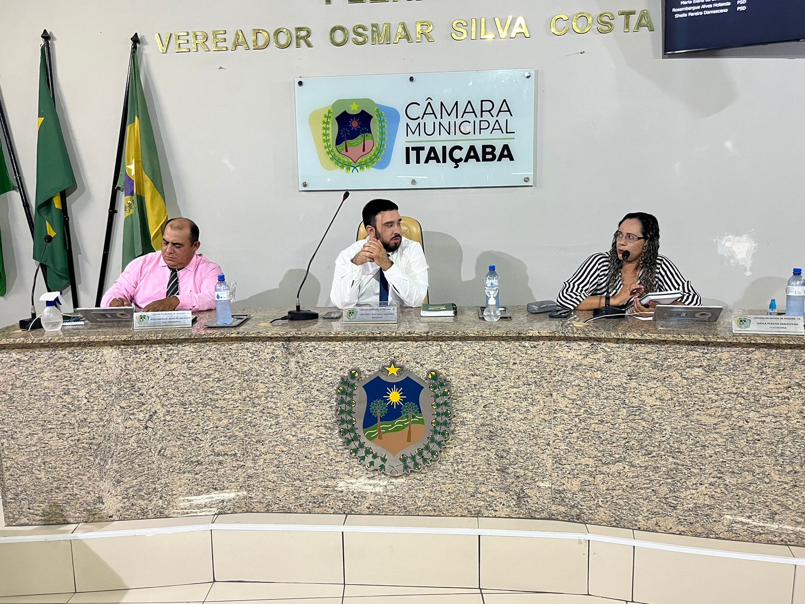 CÂMARA MUNICIPAL DE ITAIÇABA RETOMA AS SESSÕES PLENÁRIAS