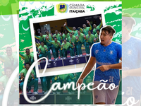 Câmara parabeniza Luís André, itaiçabense, campeão panamericano de handebol