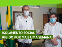 Ceará seguirá em isolamento social rígido por mais uma semana